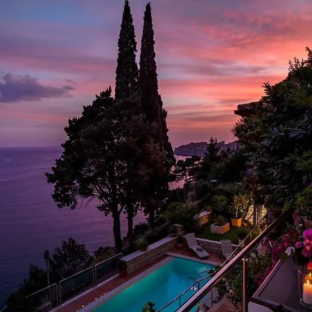 Luxury Beachfront Palace With Private Pool And Jacuzzi By The In Dubrovnik