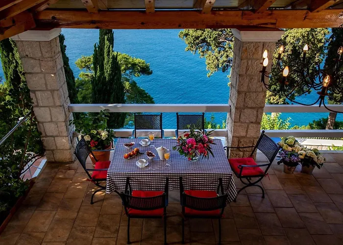 Luxury Beachfront Villa Dubrovnik Palace with private pool&jacuzzi by the beach in Dubrovnik Willa *